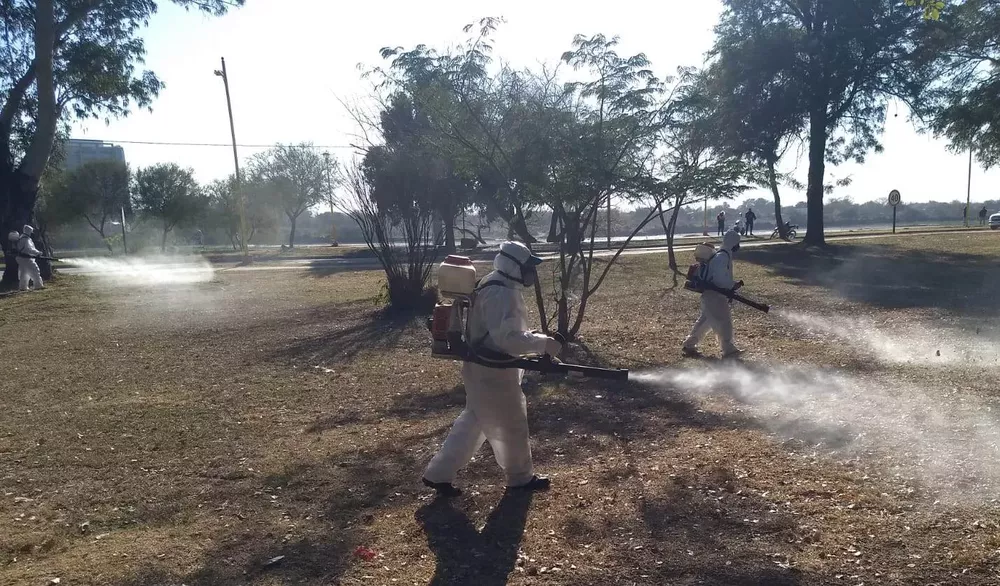 fumiga parque aguirre julio