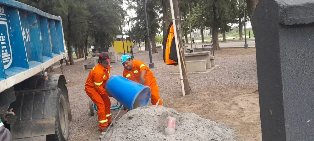 limpieza asadores parque
