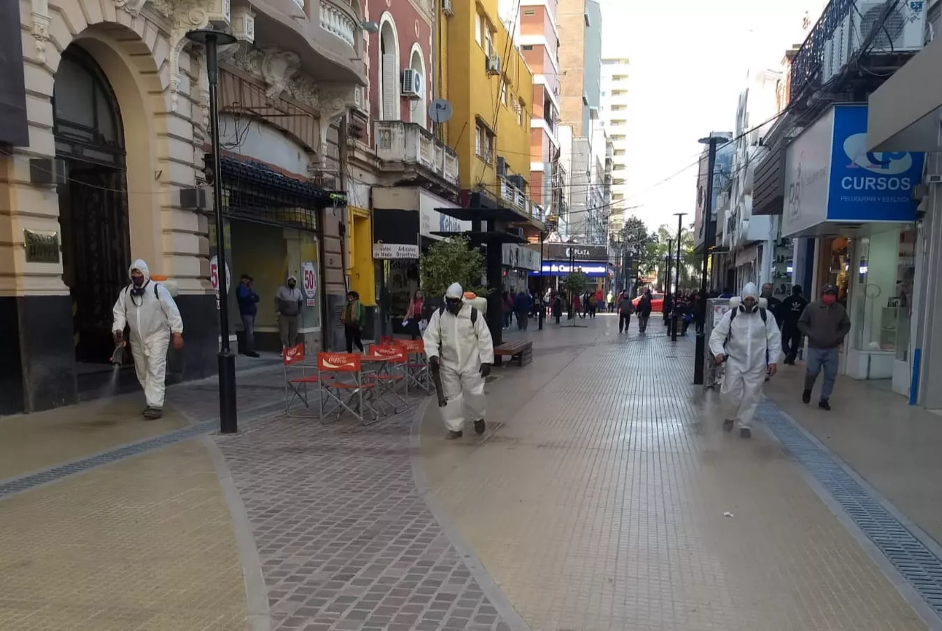 sanitizaciónpeatonal