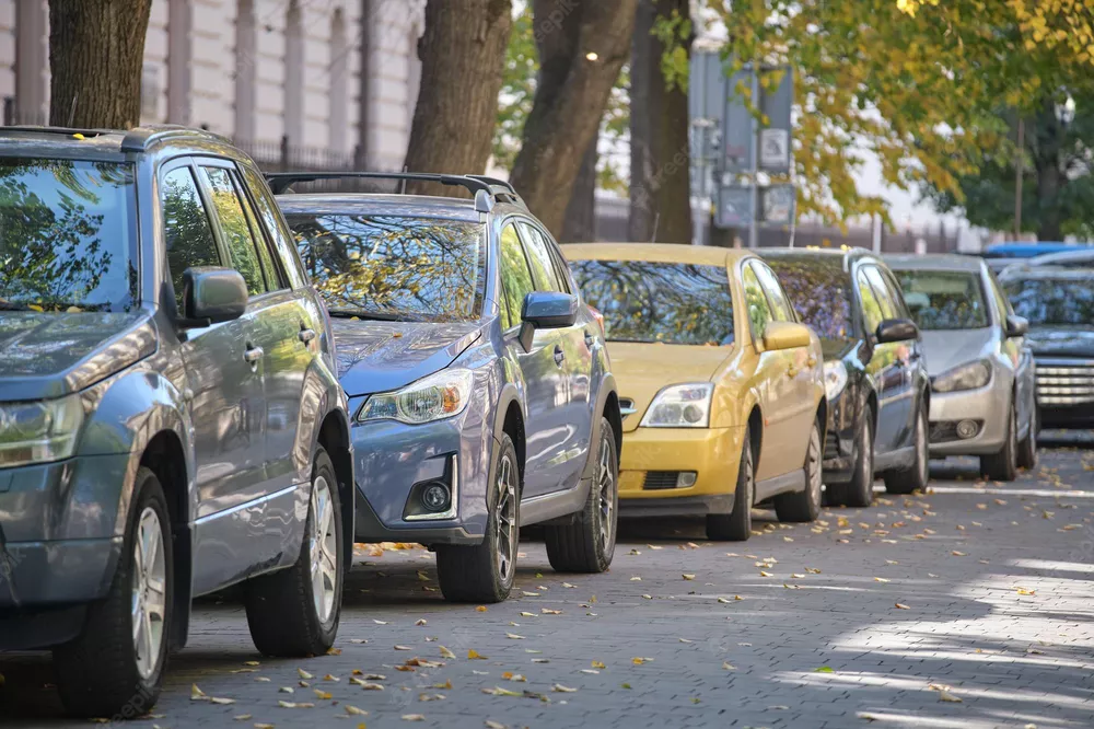 autos estacionados
