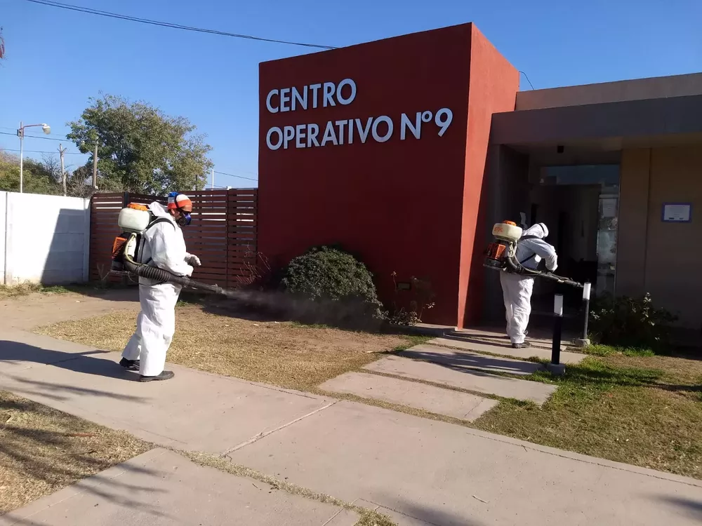 sanitizacion centros operativos muni
