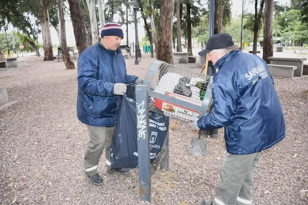 limpieza Parque Aguirre
