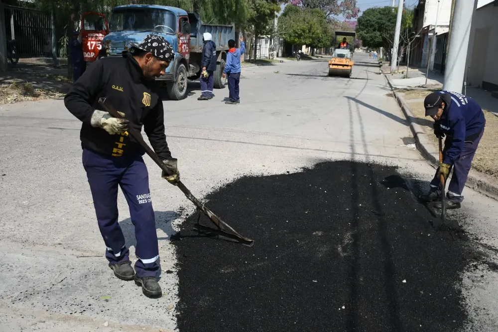 mantenimiento de calles en los barrios