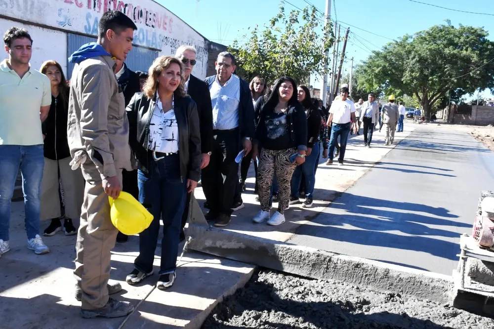 Intendente visita de obra