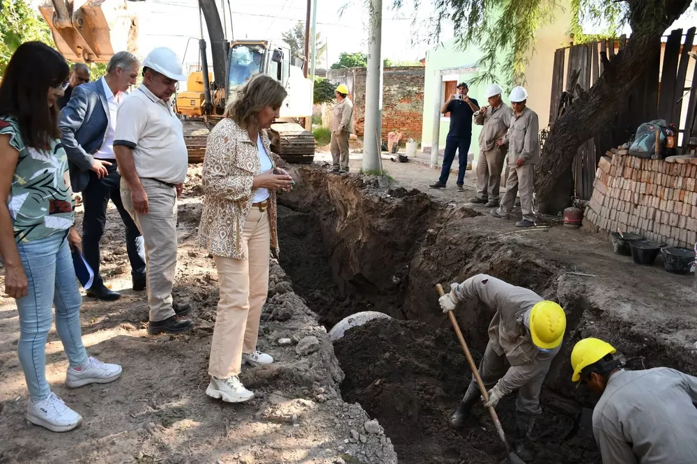 Intendente visita de obra