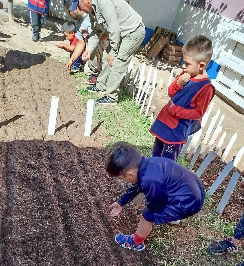 huerta jardín de infantes