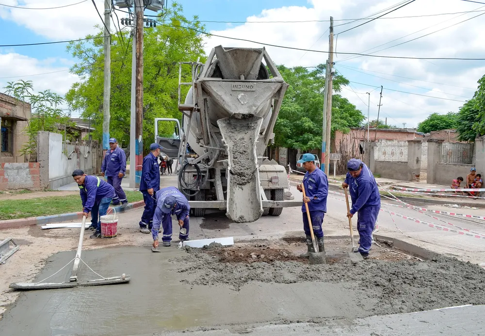 reparación calle Oncativo